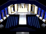 Разработка и дизайн театральных декораций, телевизионных студий, дизайн мероприятий